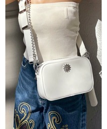 【500mlペットボトルが入る】ボールチェーンショルダーBAG