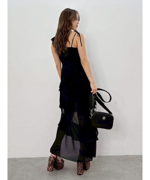 EVRIS（エヴリス）の「【500mlペットボトルが入る】ボールチェーンショルダーBAG（ショルダーバッグ・レディース・ピンク/ブラック/ホワイト・FREE）」の22枚目の写真