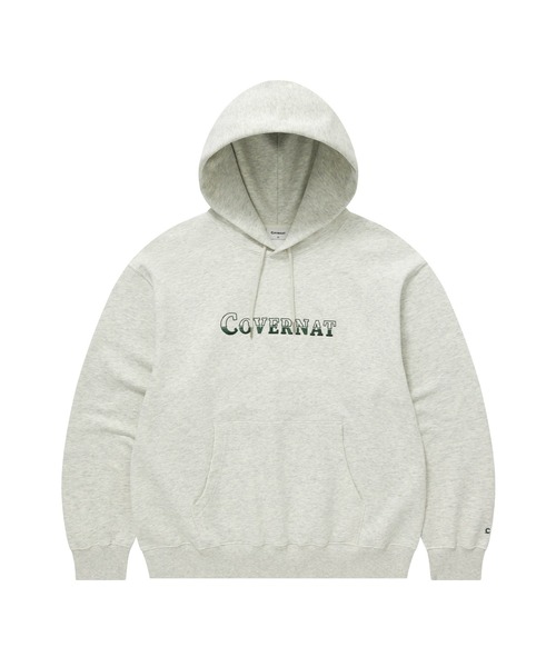 COVERNAT(カバーナット)の「TWO TONE LOGO HOODIE(パーカー・メンズ・オートミール/グレイッシュブルー・XX-LARGE/X-LARGE/LARGE/MEDIUM/SMALL)」の1枚目の写真