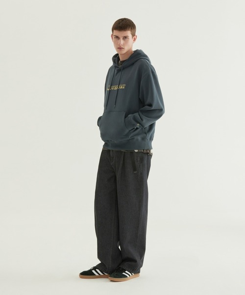COVERNAT(カバーナット)の「TWO TONE LOGO HOODIE(パーカー・メンズ・オートミール/グレイッシュブルー・XX-LARGE/X-LARGE/LARGE/MEDIUM/SMALL)」の4枚目の写真