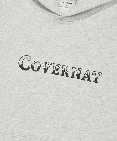 COVERNAT(カバーナット)の「TWO TONE LOGO HOODIE(パーカー・メンズ・オートミール/グレイッシュブルー・XX-LARGE/X-LARGE/LARGE/MEDIUM/SMALL)」の8枚目の写真