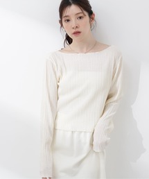 PROPORTION BODY DRESSING（プロポーションボディドレッシング）の「＜ａ＞前後２ＷＡＹプリーツカットソーカーディガン / 1216169402（Tシャツ/カットソー）」