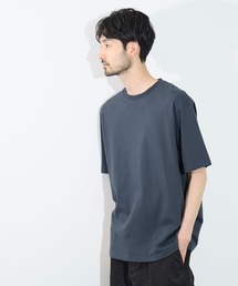 【NAVY / ネイビー】BCIコットンリラックスFIT無地半袖T