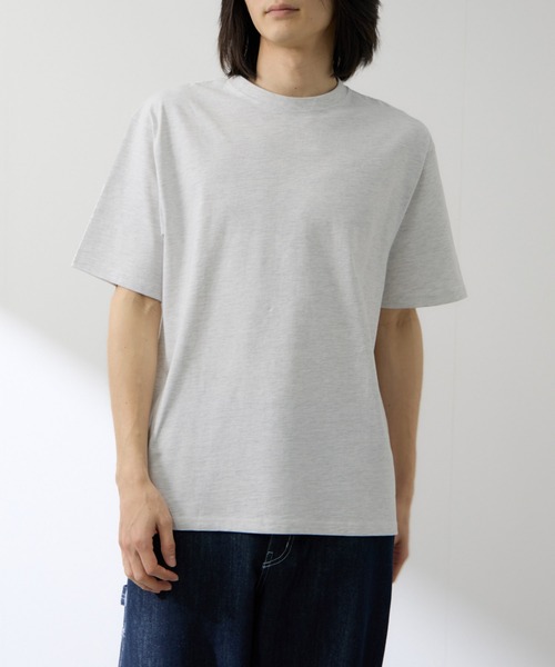 NAVY(ネイビー)の「【NAVY / ネイビー】BCIコットンリラックスFIT無地半袖T(Tシャツ/カットソー・メンズ・ホワイト/グリーン/ベージュ/ホワイト系1/ブラック/ブルー・S/M/L/XL)」の11枚目の写真