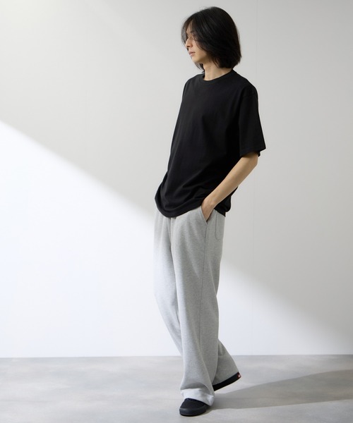 NAVY(ネイビー)の「【NAVY / ネイビー】BCIコットンリラックスFIT無地半袖T(Tシャツ/カットソー・メンズ・ホワイト/グリーン/ベージュ/ホワイト系1/ブラック/ブルー・S/M/L/XL)」の17枚目の写真