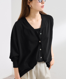 FRAMeWORK | ≪一部カラーWEB限定 / 追加≫CO/AceワイドVネックカーディガン(カーディガン/ボレロ)