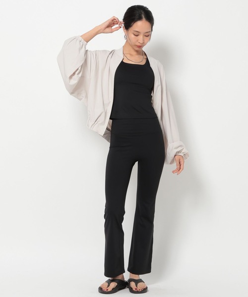 BAYFLOW(ベイフロー)の「【HEREIAM】撥水Comfy ブルゾン(ブルゾン・レディース・ブラック/ライトグレー・FREE)」の5枚目の写真