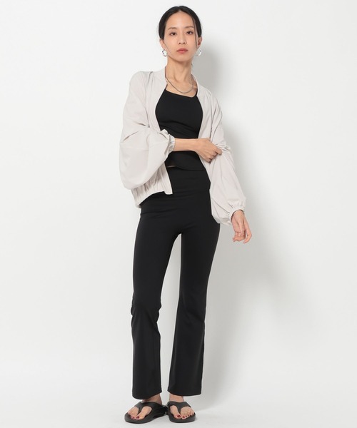 BAYFLOW(ベイフロー)の「【HEREIAM】撥水Comfy ブルゾン(ブルゾン・レディース・ブラック/ライトグレー・FREE)」の7枚目の写真