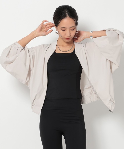 BAYFLOW(ベイフロー)の「【HEREIAM】撥水Comfy ブルゾン(ブルゾン・レディース・ブラック/ライトグレー・FREE)」の13枚目の写真