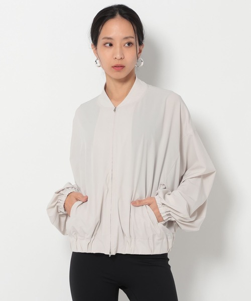 BAYFLOW(ベイフロー)の「【HEREIAM】撥水Comfy ブルゾン(ブルゾン・レディース・ブラック/ライトグレー・FREE)」の14枚目の写真