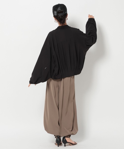 BAYFLOW(ベイフロー)の「【HEREIAM】撥水Comfy ブルゾン(ブルゾン・レディース・ブラック/ライトグレー・FREE)」の20枚目の写真