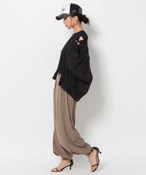 BAYFLOW(ベイフロー)の「【HEREIAM】撥水Comfy ブルゾン(ブルゾン・レディース・ブラック/ライトグレー・FREE)」の22枚目の写真