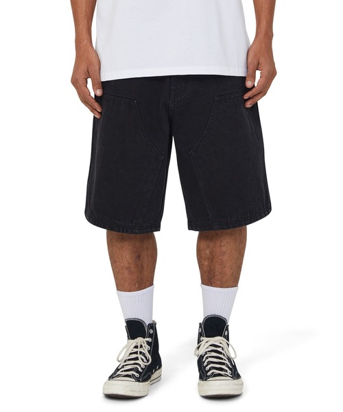 HUF（ハフ）の「KINDA LOOSE DOUBLE KNEE SHORT（デニムパンツ・メンズ・ブラック/ブルー・28/30/34/36/32）」の15枚目の写真