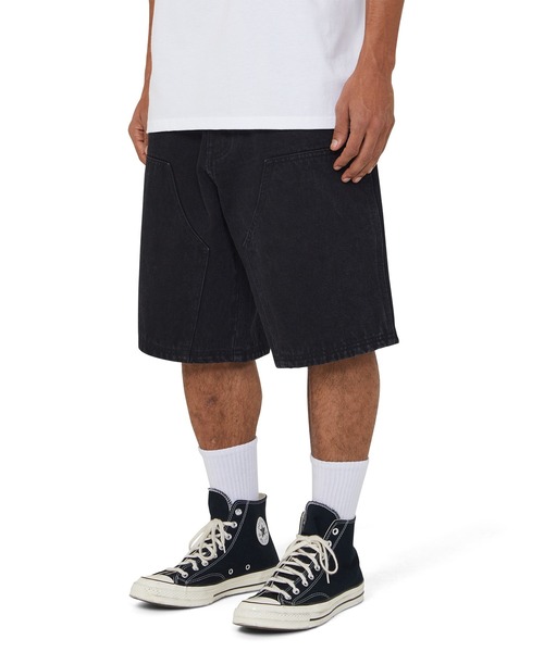 HUF（ハフ）の「KINDA LOOSE DOUBLE KNEE SHORT（デニムパンツ・メンズ・ブラック/ブルー・28/30/34/36/32）」の16枚目の写真