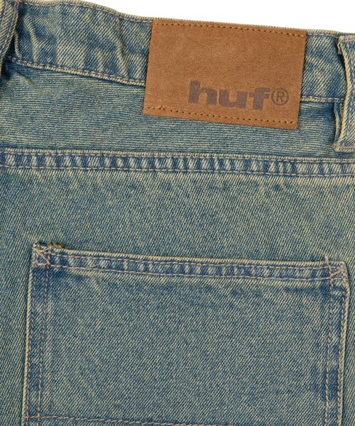 HUF（ハフ）の「KINDA LOOSE DOUBLE KNEE SHORT（デニムパンツ・メンズ・ブラック/ブルー・28/30/34/36/32）」の9枚目の写真