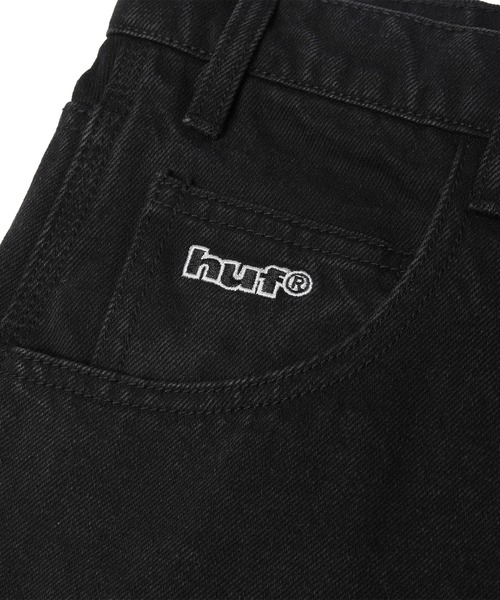 HUF（ハフ）の「KINDA LOOSE DOUBLE KNEE SHORT（デニムパンツ・メンズ・ブラック/ブルー・28/30/34/36/32）」の10枚目の写真