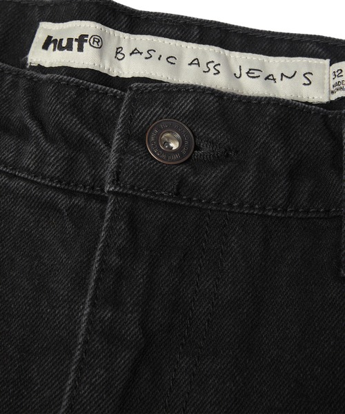 HUF（ハフ）の「KINDA LOOSE DOUBLE KNEE SHORT（デニムパンツ・メンズ・ブラック/ブルー・28/30/34/36/32）」の12枚目の写真