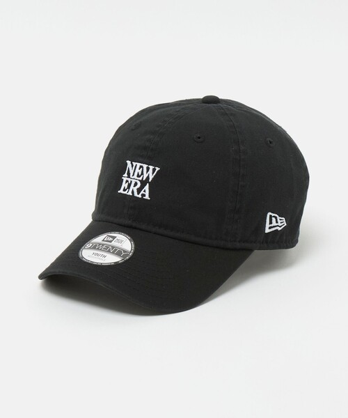 NEW ERA(ニューエラ)の「【別注】<NEW ERA>920 スクエアロゴ キャップ / キッズ(ハット・キッズ・ナチュラル/ブラック・FREE)」の1枚目の写真