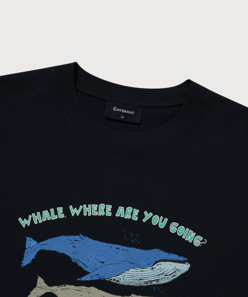 COVERNAT(カバーナット)の「クールコットンウェールグラフィックTシャツネイビー(Tシャツ/カットソー・レディース・その他・X-SMALL/SMALL/MEDIUM/LARGE/X-LARGE/XX-LARGE)」の6枚目の写真