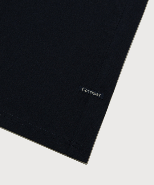 COVERNAT(カバーナット)の「クールコットンウェールグラフィックTシャツネイビー(Tシャツ/カットソー・レディース・その他・X-SMALL/SMALL/MEDIUM/LARGE/X-LARGE/XX-LARGE)」の3枚目の写真
