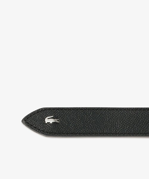 LACOSTE（ラコステ）の「サフィアーノエンボスレザーベルト（ベルト・レディース・ブラック/ベージュ/シルバー/ブロンズ・FREE）」の8枚目の写真