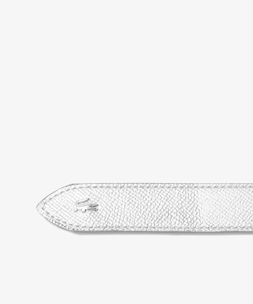 LACOSTE（ラコステ）の「サフィアーノエンボスレザーベルト（ベルト・レディース・ブラック/ベージュ/シルバー/ブロンズ・FREE）」の12枚目の写真