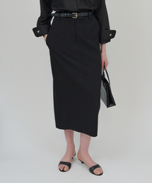 Liberty Slit Skirt [Black]