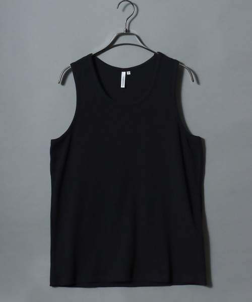 ANPAS（アンパス）の「Waffle-Knit Tank Top / ワッフルタンクトップ 無地 メンズ カットソー（タンクトップ・メンズ・ホワイト/ブラック・S/M/L）」の11枚目の写真