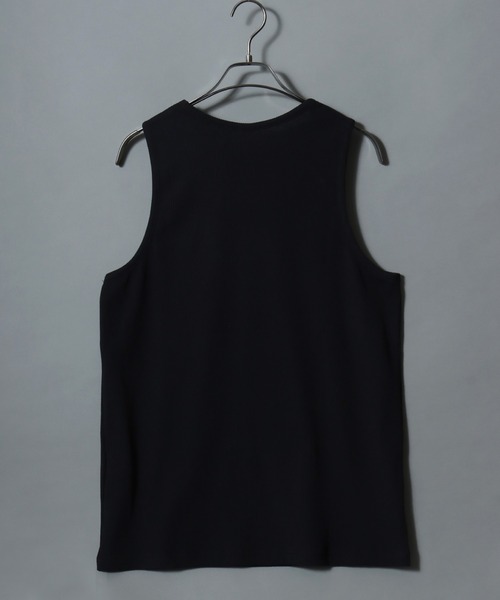 ANPAS（アンパス）の「Waffle-Knit Tank Top / ワッフルタンクトップ 無地 メンズ カットソー（タンクトップ・メンズ・ホワイト/ブラック・S/M/L）」の12枚目の写真