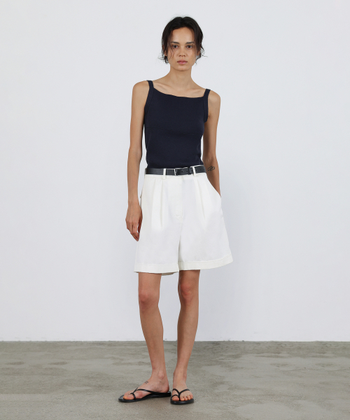 LEVAR（レバー）の「Cotton Chino Short Pants - White（その他パンツ・レディース・その他・SMALL/MEDIUM）」の3枚目の写真