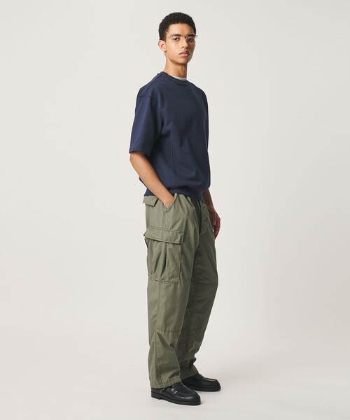 BEAUTY&YOUTH UNITED ARROWS(ビューティーアンドユースユナイテッドアローズ)の「クラッシュ ショートスリーブ スウェット(Tシャツ/カットソー・メンズ・ネイビー/ケリーグリーン/ホワイト・M/XL/S/L)」の10枚目の写真