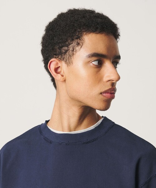 BEAUTY&YOUTH UNITED ARROWS(ビューティーアンドユースユナイテッドアローズ)の「クラッシュ ショートスリーブ スウェット(Tシャツ/カットソー・メンズ・ネイビー/ケリーグリーン/ホワイト・M/XL/S/L)」の11枚目の写真