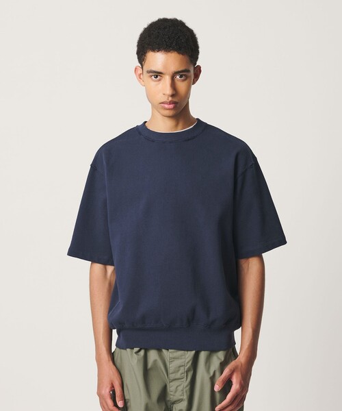 BEAUTY&YOUTH UNITED ARROWS(ビューティーアンドユースユナイテッドアローズ)の「クラッシュ ショートスリーブ スウェット(Tシャツ/カットソー・メンズ・ネイビー/ケリーグリーン/ホワイト・M/XL/S/L)」の17枚目の写真