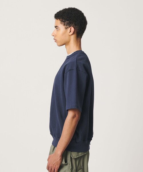 BEAUTY&YOUTH UNITED ARROWS(ビューティーアンドユースユナイテッドアローズ)の「クラッシュ ショートスリーブ スウェット(Tシャツ/カットソー・メンズ・ネイビー/ケリーグリーン/ホワイト・M/XL/S/L)」の18枚目の写真