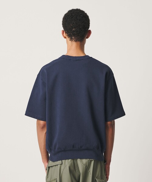 BEAUTY&YOUTH UNITED ARROWS(ビューティーアンドユースユナイテッドアローズ)の「クラッシュ ショートスリーブ スウェット(Tシャツ/カットソー・メンズ・ネイビー/ケリーグリーン/ホワイト・M/XL/S/L)」の19枚目の写真