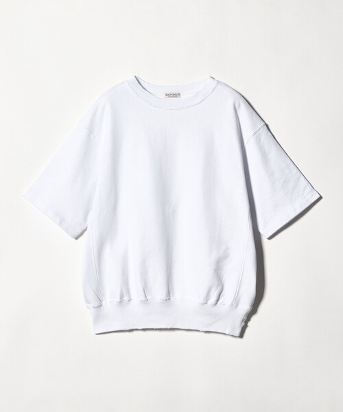 BEAUTY&YOUTH UNITED ARROWS(ビューティーアンドユースユナイテッドアローズ)の「クラッシュ ショートスリーブ スウェット(Tシャツ/カットソー・メンズ・ネイビー/ケリーグリーン/ホワイト・M/XL/S/L)」の4枚目の写真