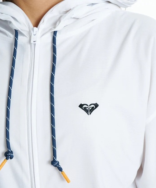 ROXY(ロキシー)の「ROXY/ロキシー 水着 ラッシュガード ジップアップ パーカー DRYWELL HOODIE RLY262014 UT(パーカー・レディース・ブラック/ホワイト・L/M)」の11枚目の写真