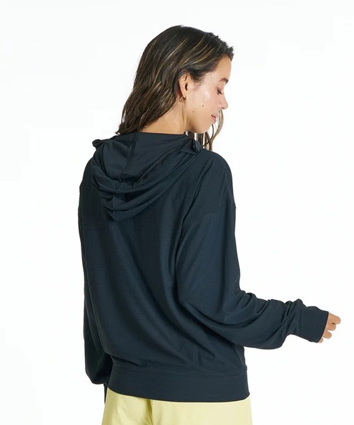 ROXY(ロキシー)の「ROXY/ロキシー 水着 ラッシュガード ジップアップ パーカー DRYWELL HOODIE RLY262014 UT(パーカー・レディース・ブラック/ホワイト・L/M)」の14枚目の写真