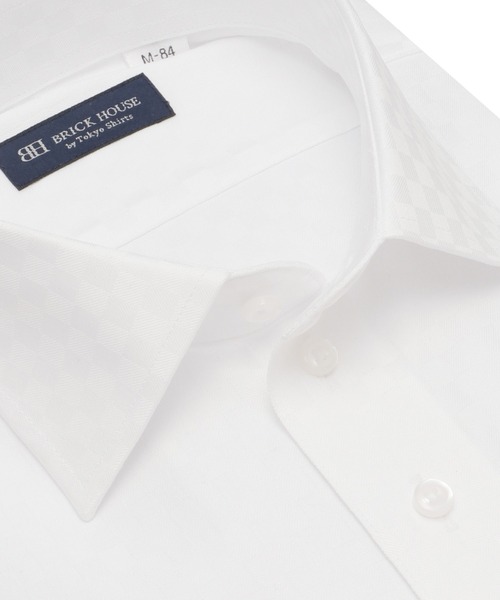 TOKYO SHIRTS(トウキョウシャツ)の「【吸水速乾】【COFREX】形態安定ノンアイロン ワイド 長袖ビジネスワイシャツ(ビジネスシャツ・メンズ・ホワイト・首回り42cm-裄丈82cm/首回り41cm-裄丈86cm/首回り41cm-裄丈82cm/首回り39cm-裄丈84cm/首回り39cm-裄丈80cm/首回り37cm-裄丈80cm/首回り43cm-裄丈86cm/首回り43cm-裄丈82cm/首回り42cm-裄丈86cm)」の2枚目の写真