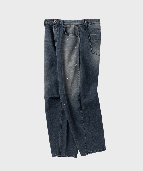NONBLANK(ノンブランク)の「ワイドカーブデニムパンツ_BLUE(その他パンツ・メンズ・ブルー・MEDIUM/LARGE/X-LARGE)」の3枚目の写真