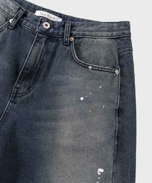 NONBLANK(ノンブランク)の「ワイドカーブデニムパンツ_BLUE(その他パンツ・メンズ・ブルー・MEDIUM/LARGE/X-LARGE)」の4枚目の写真