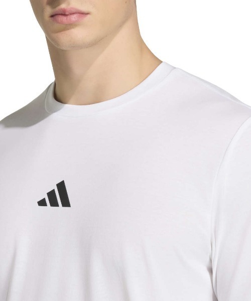 adidas(アディダス)の「アディダス adidas クライマクール テック トレーニング グラフィック Tシャツ(Tシャツ/カットソー・メンズ・ホワイト/ブラック・S/M/L/LL/3L)」の6枚目の写真