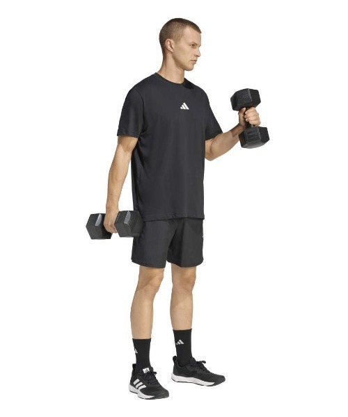 adidas(アディダス)の「アディダス adidas クライマクール テック トレーニング グラフィック Tシャツ(Tシャツ/カットソー・メンズ・ホワイト/ブラック・S/M/L/LL/3L)」の9枚目の写真