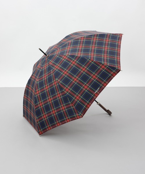 Aquascutum（アクアスキュータム）】先染めチェック雨傘(長傘)（長傘