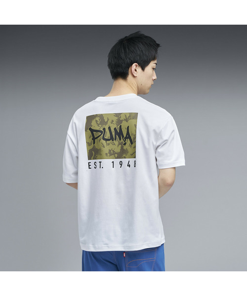 PUMA(プーマ)の「PUMA プーマ メンズ ESS エレベーテッド MX カモ バック プリント 半袖 Tシャ(Tシャツ/カットソー・メンズ・ヘザーグレー/グリーン系その他/ブラック/ホワイト・X-LARGE/XX-LARGE/MEDIUM/SMALL/LARGE)」の13枚目の写真