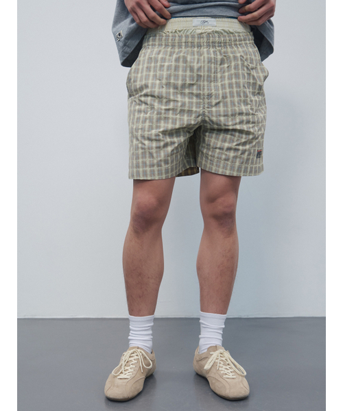 KIJUN MEN(キジュンメンズ)の「Check Shorts Beige(その他パンツ・メンズ・その他・MEDIUM/LARGE)」の1枚目の写真