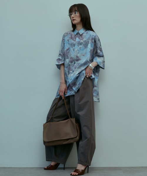 flaeu（フラユ）の「Utility Messenger Bag（ショルダーバッグ・レディース・ブラック/ブラウン・FREE）」の6枚目の写真