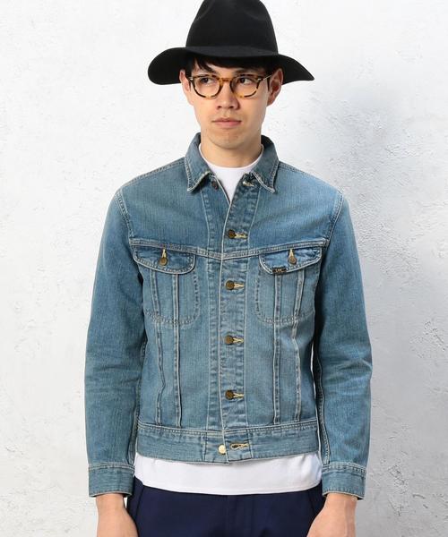 green label relaxing（グリーンレーベルリラクシング）の「別注 [リー] BC LEE GLRDNM G-ジャケット◆（デニムジャケット・メンズ・ライトブルー・MEDIUM/LARGE/SMALL）」の3枚目の写真