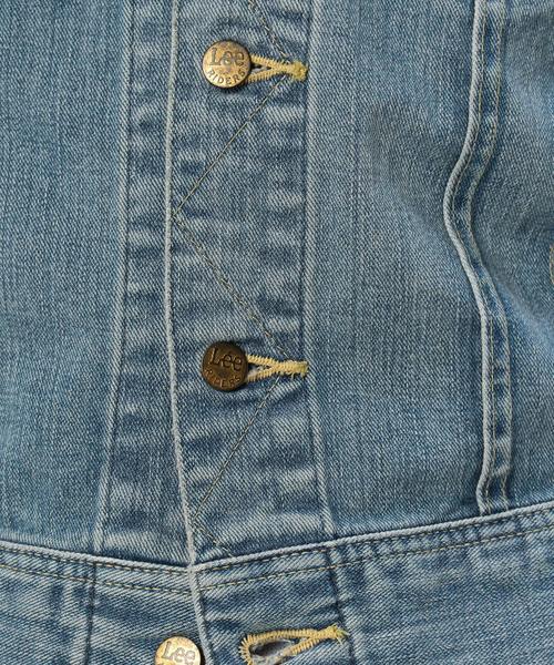 green label relaxing（グリーンレーベルリラクシング）の「別注 [リー] BC LEE GLRDNM G-ジャケット◆（デニムジャケット・メンズ・ライトブルー・MEDIUM/LARGE/SMALL）」の9枚目の写真