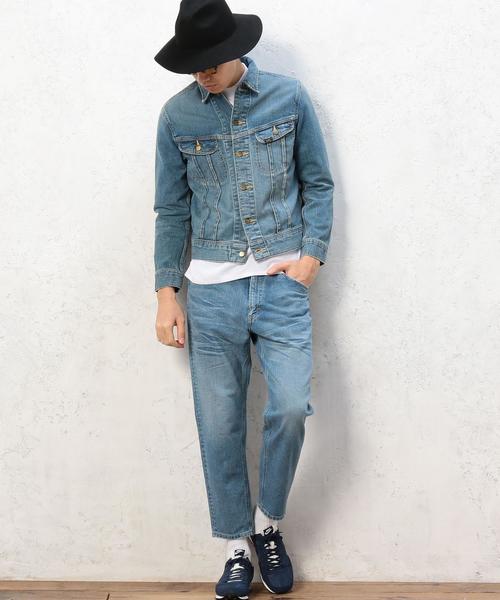 green label relaxing（グリーンレーベルリラクシング）の「別注 [リー] BC LEE GLRDNM G-ジャケット◆（デニムジャケット・メンズ・ライトブルー・MEDIUM/LARGE/SMALL）」の10枚目の写真